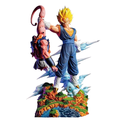 Goku vs Majin Buu – Figurine Dragon Ball 31 cm