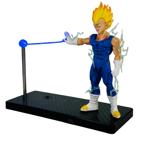Vegeta Super Saiyan – Veilleuse Magnétique Dragon Ball Z • Figurine LED Ambiante • Cadeau Enfant / Anniversaire / Noël