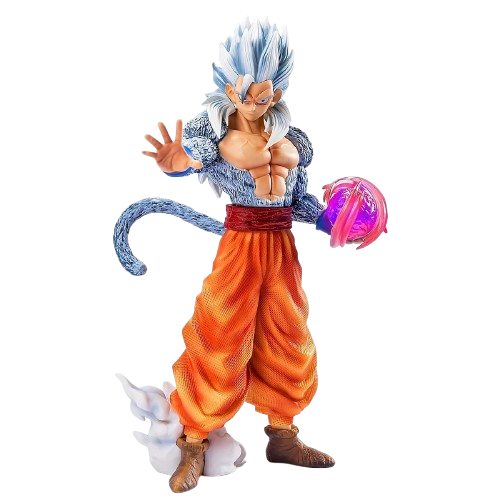 Figurine Anime Saiyan SSJ4 – Statue PVC de Collection 28 cm