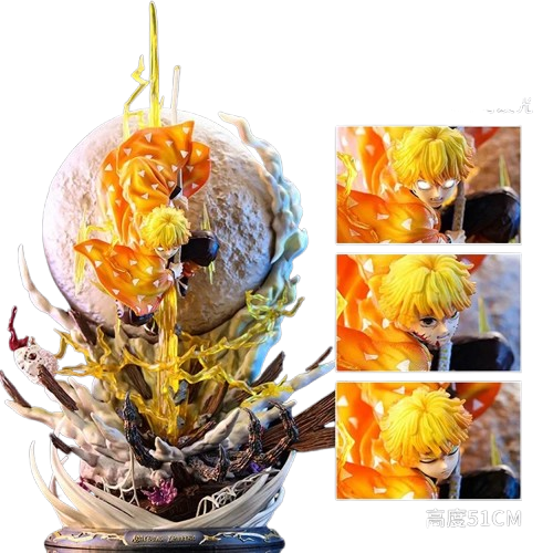 Figurine Demon Slayer Zenitsu 51 cm – Édition PVC Collector