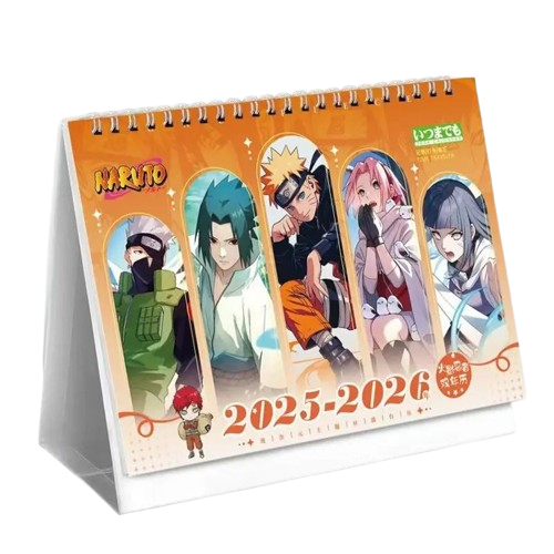 Naruto Calendrier 2025/2026 – Nouveaux Personnages Anime