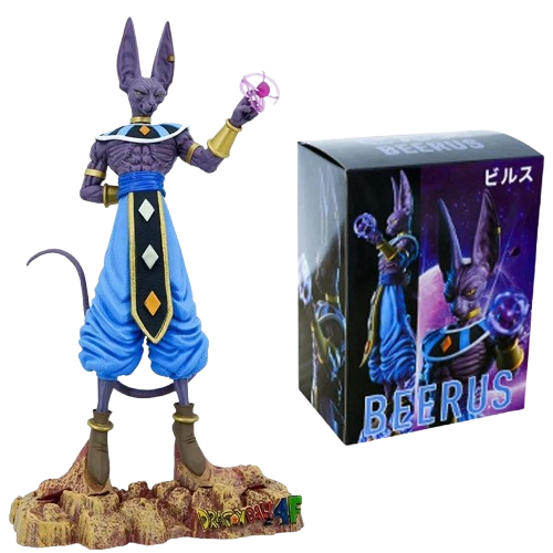 Figurine Dragon Ball Z Beerus 30cm – Dieu de la Destruction, Modèle de Collection
