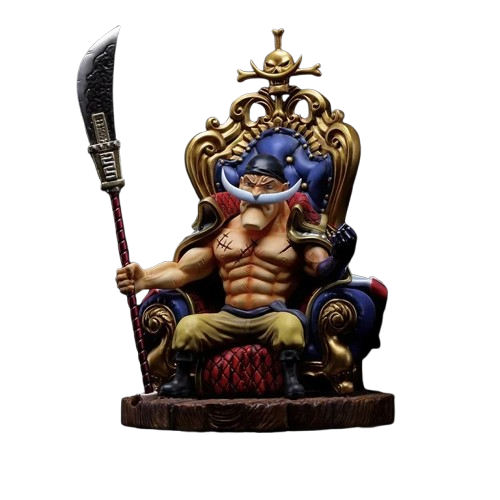 Figurine One Piece – Barbe Blanche sur Trône PVC Collector