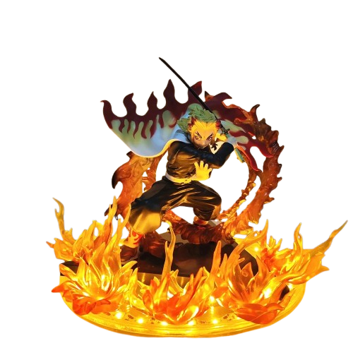 Figurine Demon Slayer Rengoku – Effets de Flammes, Modèle Collector